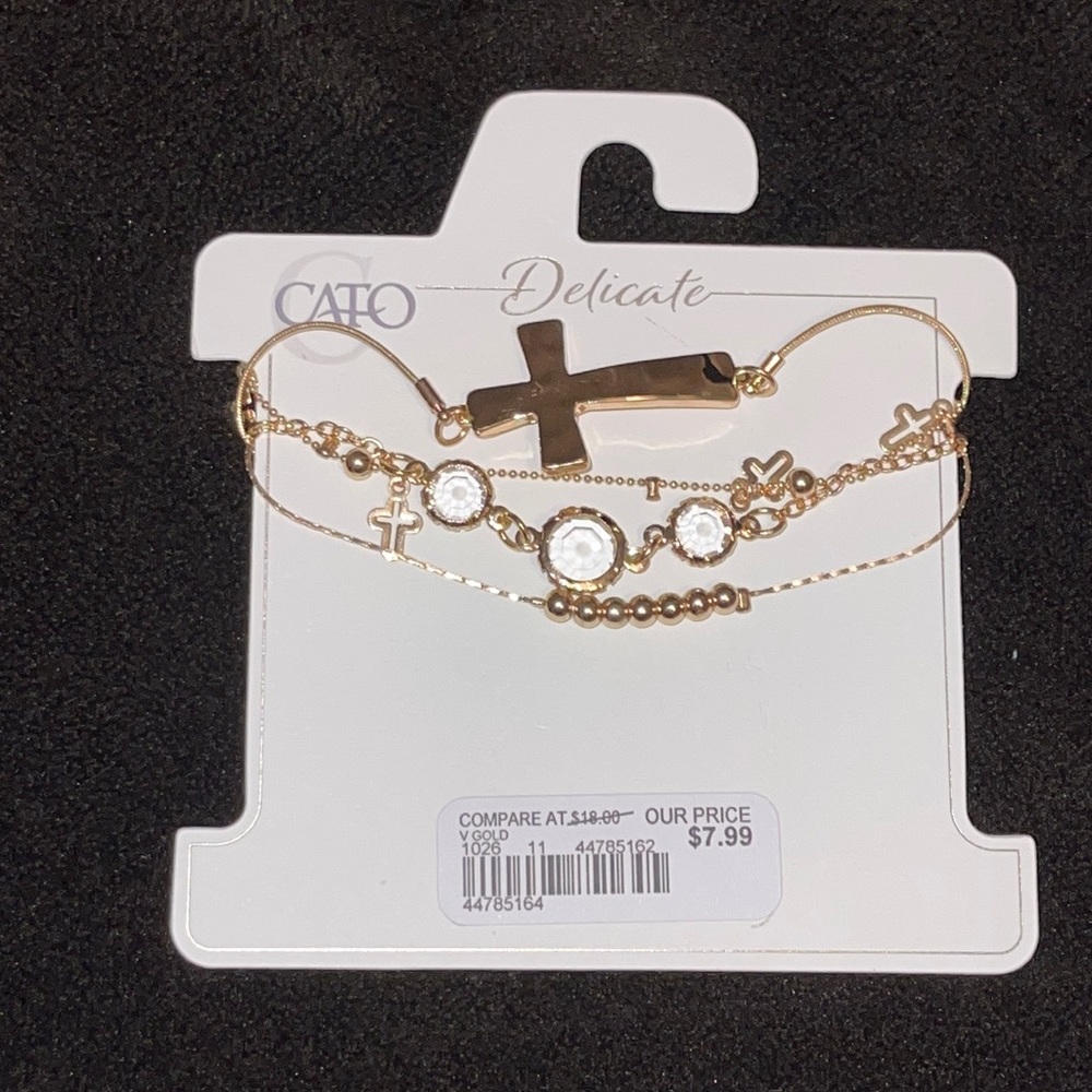 GOLD STACKED BRACELET